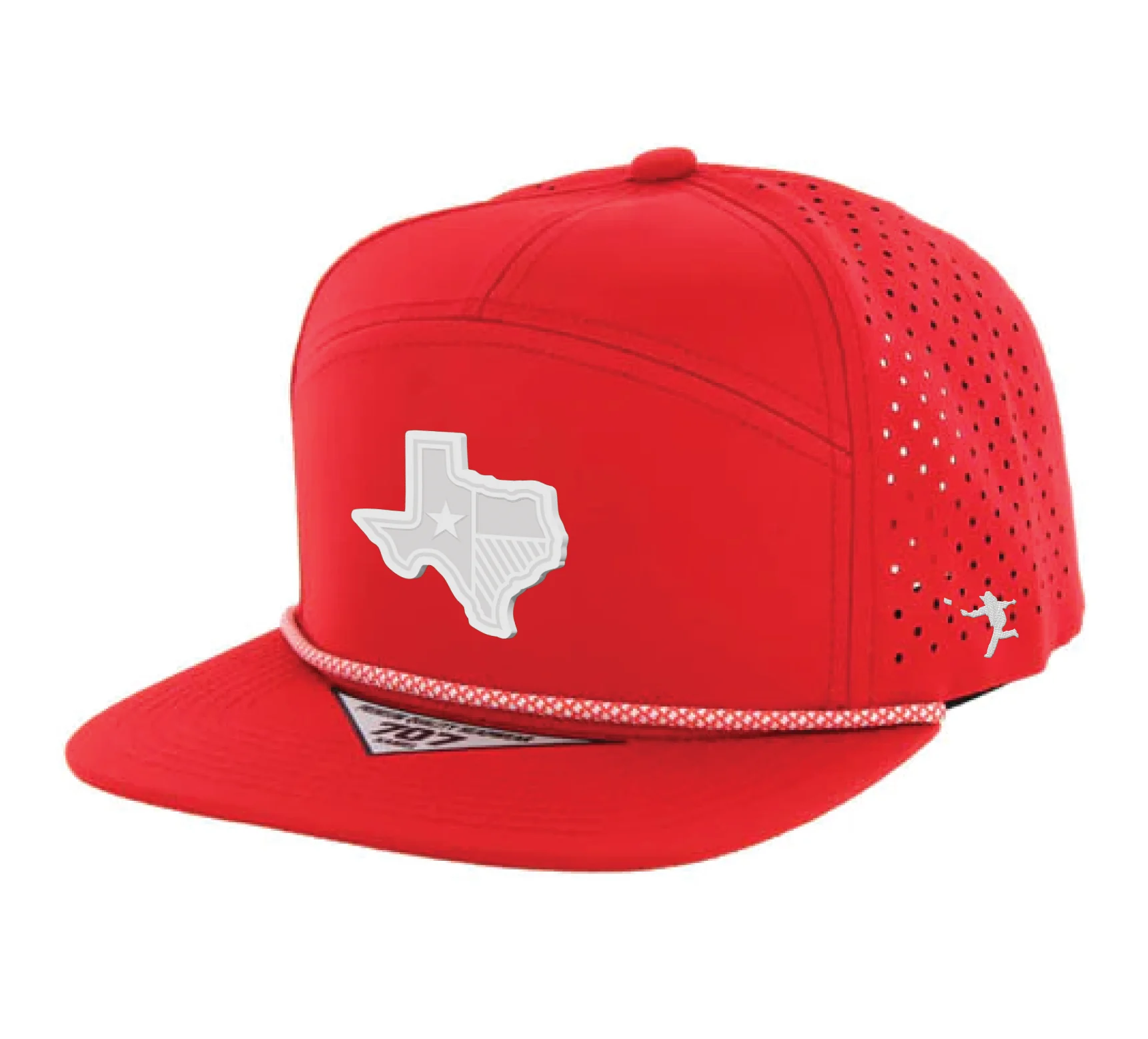 55 - State of Texas Kamel 7 Panel - Red