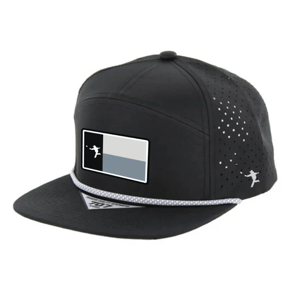93 - State of Texas Flag Patch Hat - Kamel 7 Panel 707