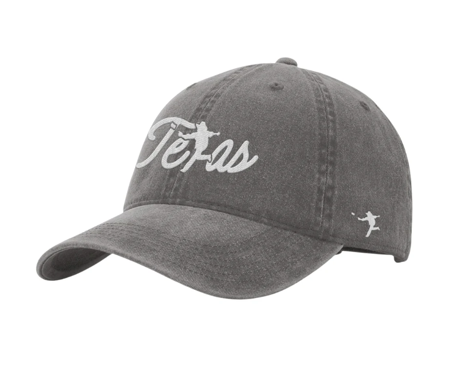 38 - Texas Script Embroidery Richardson 324 Hat